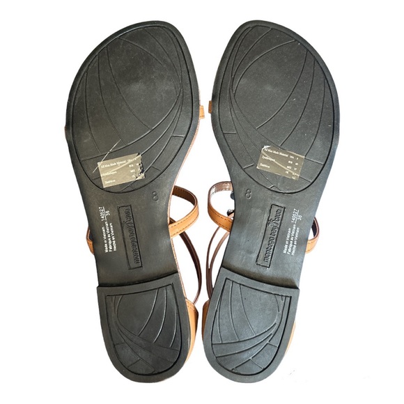 BNWT Montego Bay Club Tan Gladiator Sandals with Zipper - Picture 4 of 4